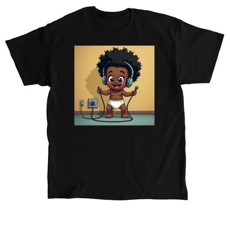 0sounz, a Black Classic Unisex Tee