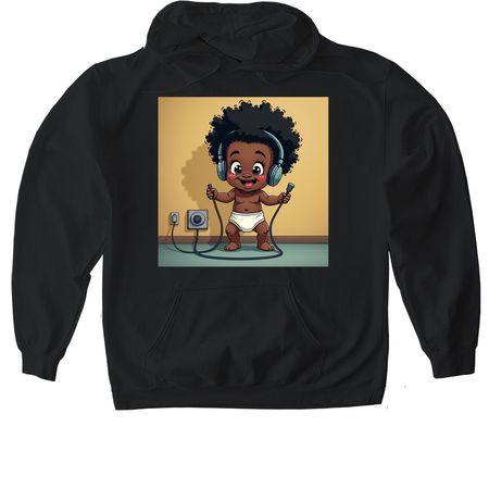 0sounz, a Black Gildan Softstyle Pullover Hoodie