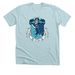 House of Dog Coat of Arms, a Heather Ice Blue Premium Unisex Tee