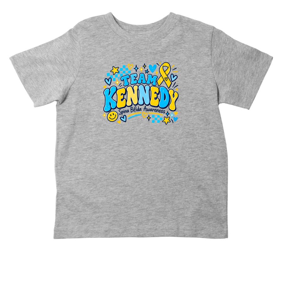 Team Kennedy toddler&nbsp;, a Heather Toddler Tee