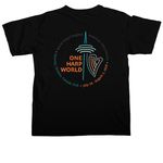 Arrive to Toronto in Style!, a Black Comfort Colors Unisex Tee (back-view)