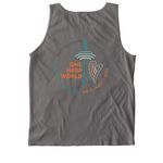 Arrive to Toronto in Style!, a Grey Comfort Colors Tank Top (back-view)