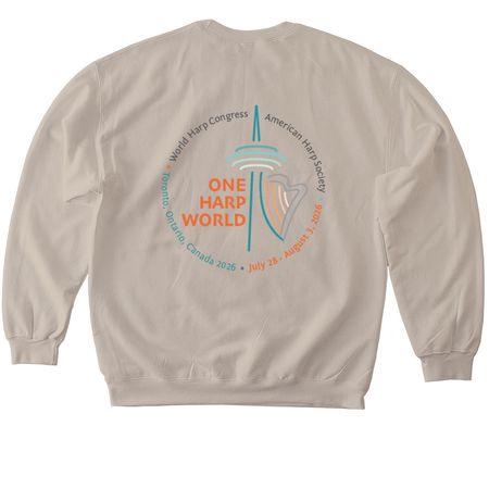 Arrive to Toronto in Style!, a Sand Softstyle Crewneck Sweatshirt