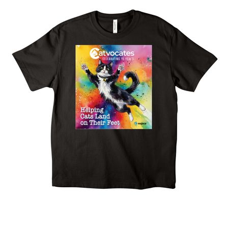 Catvocates 15th Anniversary Celebration, a Black Unisex Heavyweight Tee