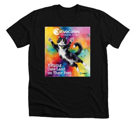 Catvocates 15th Anniversary Celebration, a Solid Black Blend Premium Unisex Tee