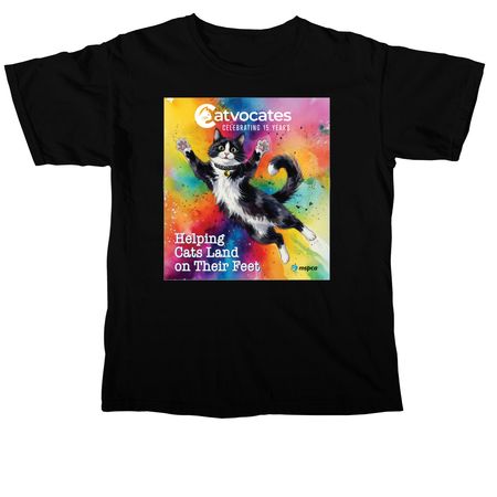 Catvocates 15th Anniversary Celebration, a Black Comfort Colors Unisex Tee