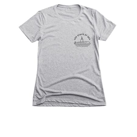 F(rank) This Boat, a Dark Heather Grey Women's Slim Fit Tee