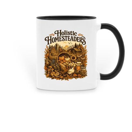 Fall HHHW Mug, a Black Two-Tone Ceramic Mug