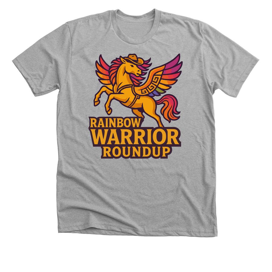 RWR Logo Tees and Tanks, a Athletic Heather Premium Unisex Tee