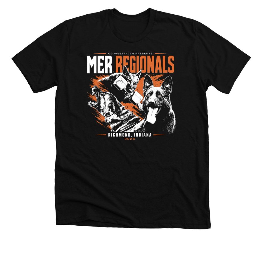 MER Regionals Merch, a Solid Black Blend Premium Unisex Tee