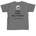 Fostering Felines, a Grey Comfort Colors Unisex Tee (back-view)