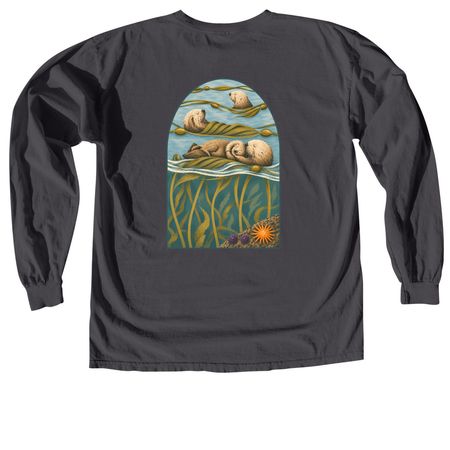 SOAW 2026: Rooted in Resilience, a Graphite Comfort Colors Long Sleeve Tee (back-view)