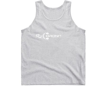 Dj Corona Headphone Tee, a Sport Grey Classic Unisex Tank Top
