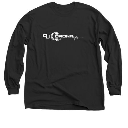 Dj Corona Headphone Tee, a Black Classic Long Sleeve Tee
