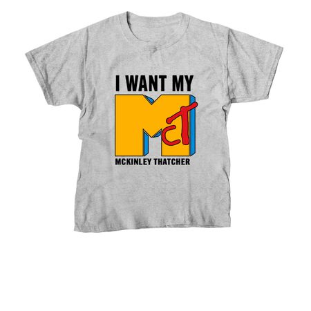 I want my Mc Tee, a Sport Grey Youth Unisex Tee