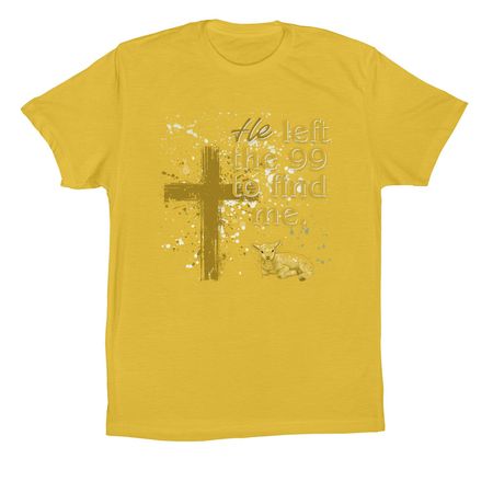 Left the 99, a Maize Yellow Premium Cotton Tee