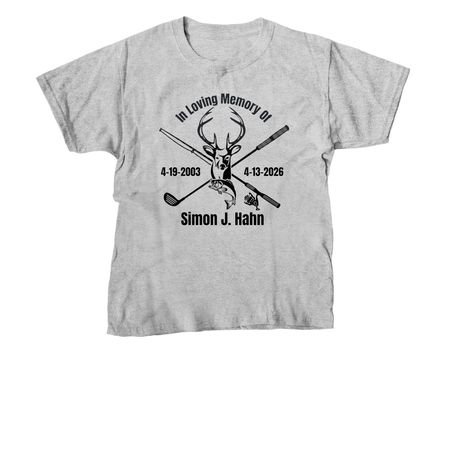 Simon Jess Hahn, a Sport Grey Youth Unisex Tee