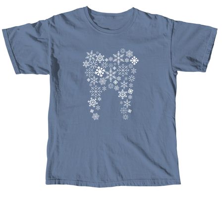Snowflake Tooth, a Blue Jean Comfort Colors Unisex Tee