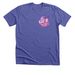 Josie Pocket Logo 2026, a Heather Lapis Premium Unisex Tee