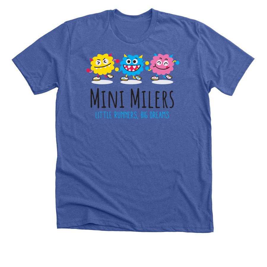 Mini Milers T-Shirts & Sweatshirts, a Solid True Royal Premium Unisex Tee