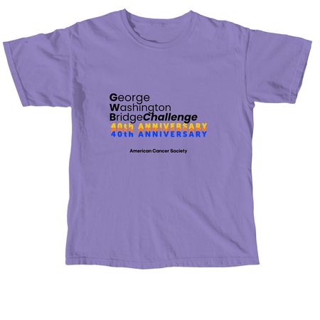 40th Anniversary Merch, a Violet Comfort Colors Unisex Tee