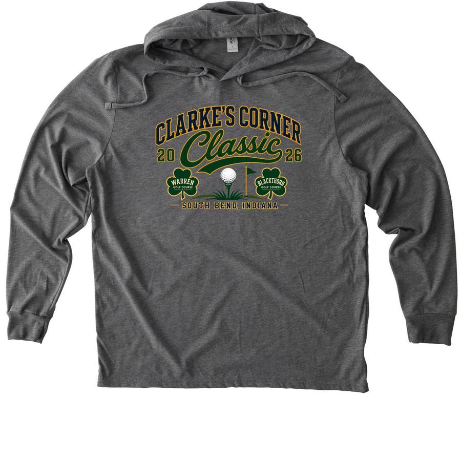 2026 Clarke's Corner Classic&nbsp;, a Aluminum Grey Allmade Eco Triblend Hoodie Tee