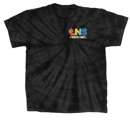 Colorful Design, a Black Classic Tie Dye Tee