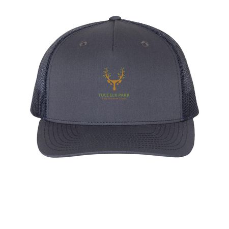 Winter Collection, a Ombre Blue/ Navy Printed Five-Panel Trucker Cap