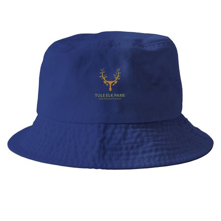 Winter Collection, a Royal Blue Printed Bucket Hat
