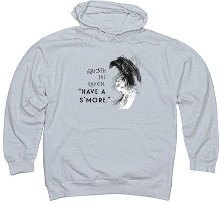 Best American S'mores, a Grey Heather Midweight Pullover Hoodie