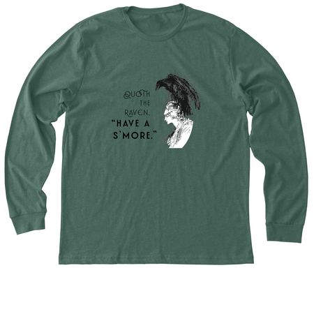 Best American S'mores, a Heather Forest Premium Long Sleeve Tee