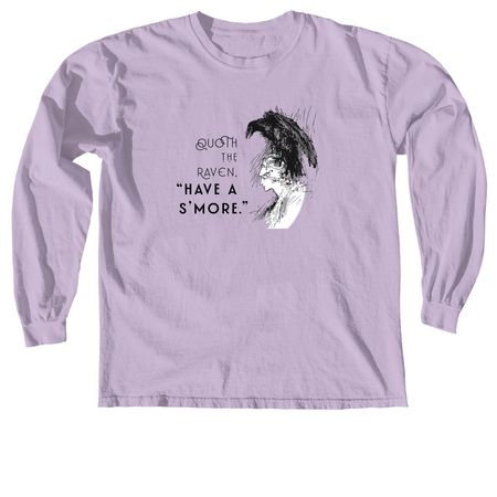 Best American S'mores, a Orchid Comfort Colors Long Sleeve Tee