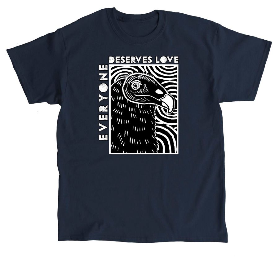 Everyone Deserves Love, a Navy Classic Unisex Tee