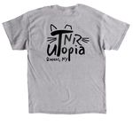 The Raw and the Rendered, a Sport Grey Classic Unisex Tee (back-view)