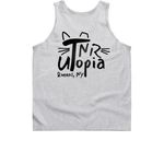 The Raw and the Rendered, a Sport Grey Classic Unisex Tank Top (back-view)