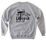 The Raw and the Rendered, a Sport Grey Softstyle Crewneck Sweatshirt (back-view)