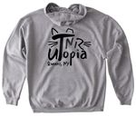 The Raw and the Rendered, a Sport Grey Gildan Softstyle Pullover Hoodie (back-view)