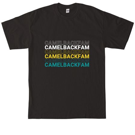 The #CamelbackFam Merch, a Black Tall Classic Unisex Tee