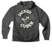 Jacked Cuber Off-White Logo, a Asphalt Premium Heavyweight Pullover Hoodie (back-view)