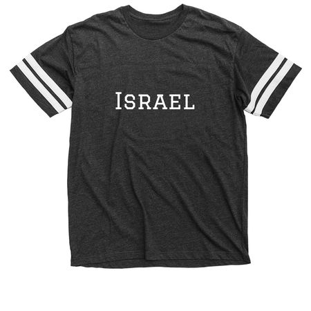 ISRAEL&nbsp;, a Vintage Smoke / White Football Jersey Tee