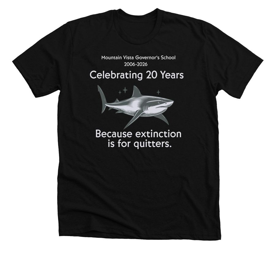 MVGS 20 Years Not a Quitter, a Solid Black Blend Premium Unisex Tee