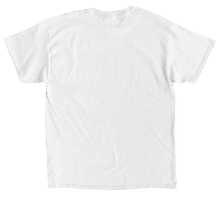 Hit the Pavement!, a White Classic Unisex Tee (back-view)