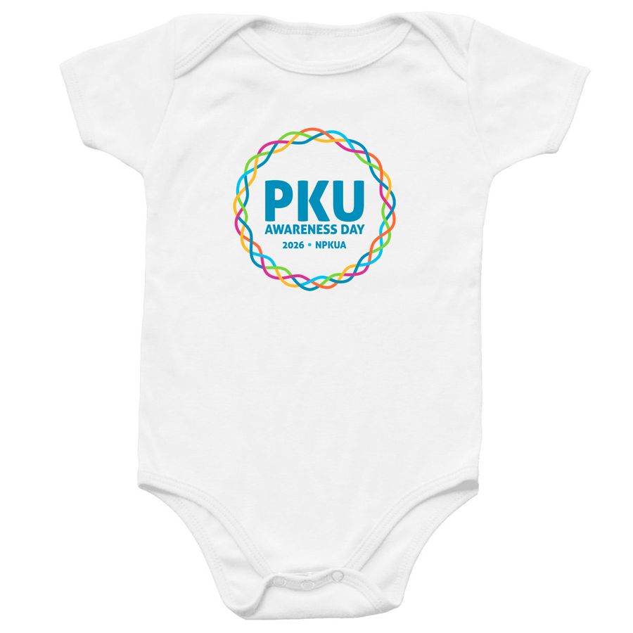 Full Color | PKU Awareness Day Babies, a White Infant Onesie