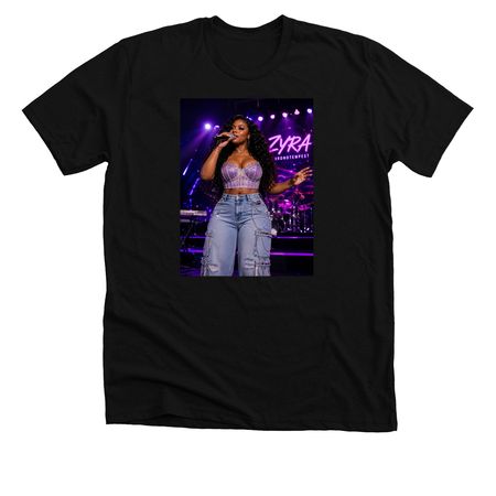 Zyra C&nbsp;, a Solid Black Blend Premium Unisex Tee