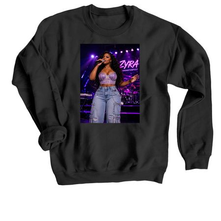 Zyra C&nbsp;, a Black Crewneck Sweatshirt
