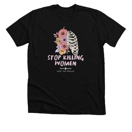 Stop Killing Women - New!, a Solid Black Blend Premium Unisex Tee
