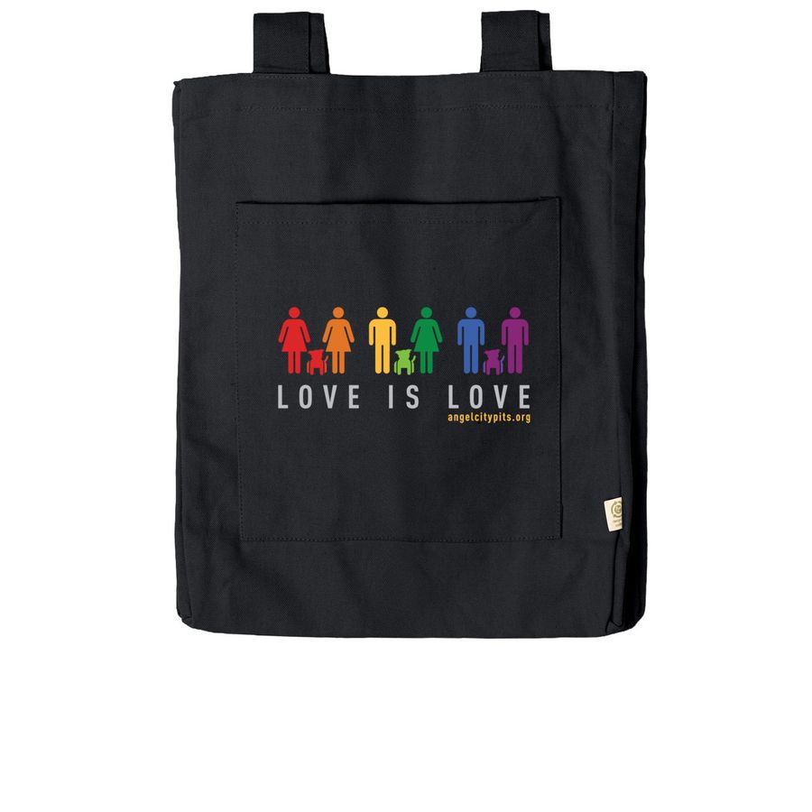 Love is Love Tote Bag, a Black Reclaimist Everywhere Tote Bag