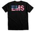 Larchmont VAC America 250, a Black Heather Premium Unisex Tee (back-view)