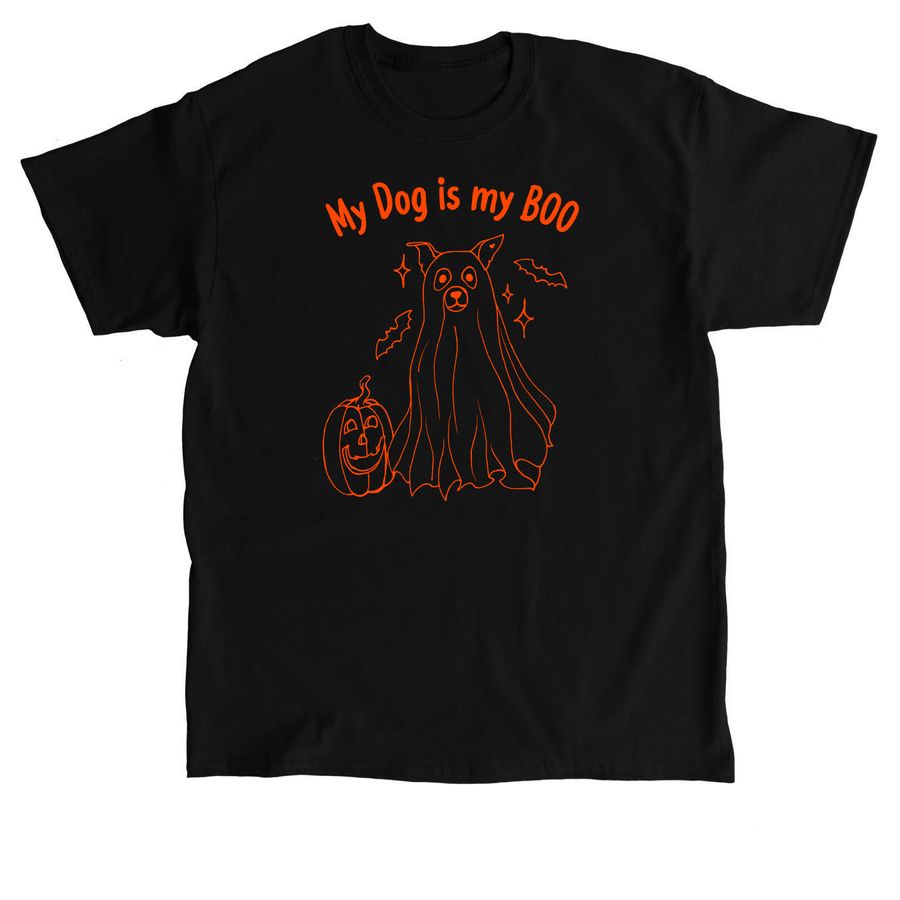 My Dog is my BOO, a Black Classic Unisex Tee