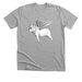 Winged Bulldog, a Athletic Heather Premium Unisex Tee